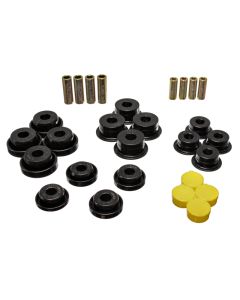 Energy Suspension 97-06 Jeep Wrangler TJ/YJ Black Front Control Arm Bushings (Must reuse OEM Outer S - 2.3106G