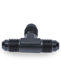 Snow Performance 4AN T Fitting (Black) - SNO-806-BRD