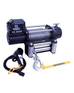 Superwinch 9500 LBS 12V DC 11/32in x 95ft Steel Rope Tiger Shark 9500 Winch - 1595200
