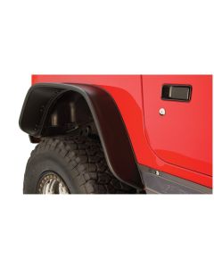 Bushwacker 97-06 Jeep TJ Flat Style Flares 2pc - Black - 10056-07