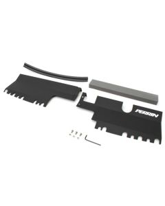 Perrin 15-21 WRX/STI Radiator Shroud (Without OEM Intake Scoop) - Black - PSP-ENG-512-2BK