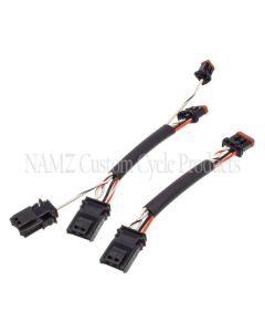 NAMZ 2012+ V-Twin Dyna Handlebar Control Xtension Harness 4in. - NHCX-J04