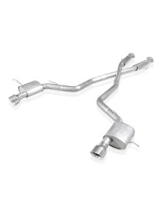 Stainless Works 2012-17 Jeep Grand Cherokee 6.4L Catback Chambered Mufflers X-Pipe - JEEP64CB-C