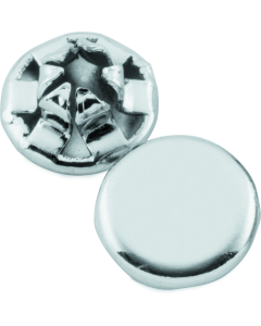 Kuryakyn Custom End Plugs Chrome For 1/4inch Allen Bolts (Set of 10) - 8114