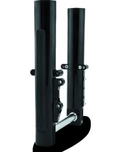 Performance Machine 14-Up FL Lower Leg Assembly - Black Ano - 0208-2097-B