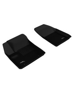 3D MAXpider 2012-2014 Chrysler/Dodge 200/Avenger Kagu 1st Row Floormat - Black - L1CY00211509