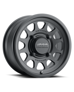 Method MR414 Bead Grip 15x7 / 5+2/38mm Offset / 4x156 / 132mm CB Matte Black Wheel - MR41457046552