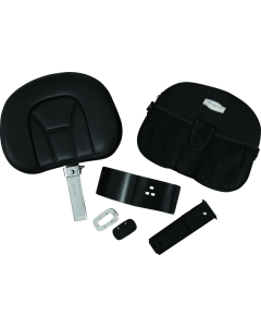 Kuryakyn Plug-N-Go Driver Backrest With Pouch - 8931