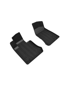 3D MAXpider 16-21 Mercedes-Benz GLC-Class (X205) Elegant Hybrid 1st Row Floormat - Black - SLMB07914709