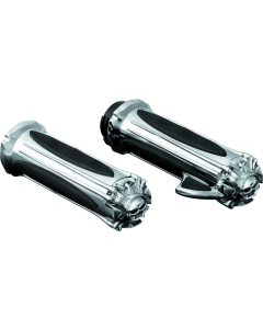 Kuryakyn Premium Zombie Grips With Throttle Boss Dual Cable Chrome - 6295