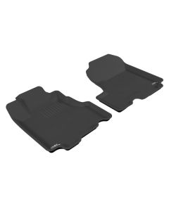 3D MAXpider 2007-2011 Honda CR-V Kagu 1st Row Floormat - Black - L1HD00611509
