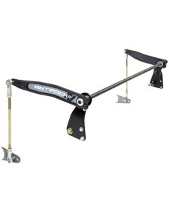 RockJock TJ/LJ Antirock Sway Bar Kit Rear Bolt-On Mounts: Weld-On Axle Tab Forged Arms - CE-9900TJR