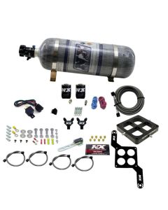 Nitrous Express Dominator Billet Crossbar Pro-Power Nitrous Kit (100-500HP) w/Composite Bottle - 60547-12