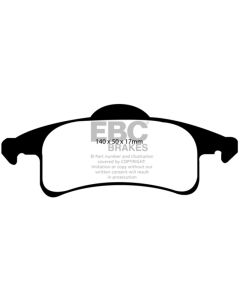 EBC 99-02 Jeep Grand Cherokee 4.0 (ATE) Ultimax2 Rear Brake Pads - UD791