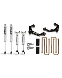 Cognito 20-24 Chevy Silv/Sierra 2500/3500HD 2/4WD 3in Perf Ball Joint Lvl Lift Kit w/ Fox PS 2.0 IFP - 110-P0883