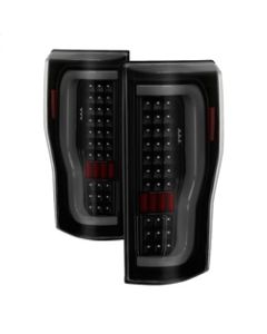 xTune 17-18 Ford F-250 Super Duty (Excl LED Models) LED Tail Lights-Blk Smk (ALT-ON-FS17-LBLED-BSM) - 9041617