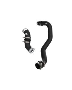 aFe 06-10 GM Diesel Trucks V8 6.6L BladeRunner Aluminum Hot & Cold Charge Pipe Kit - Black - 46-20054-B