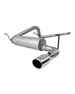 MBRP Aluminized Steel 2.5" Catback Single Side Jeep Wrangler 2/4 Door 3.8L V6 2007-2011- MBRP-S5502A - S5502AL