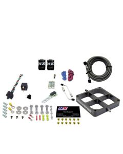 Nitrous Express Single Entry Crossbar 8500 Based Throttle Body Nitrous Kit w/No Bottle - 63980-00