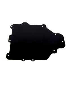 UMI Performance 93-02 GM F-Body HVAC Delete Panel Aluminum Black - 2114-B