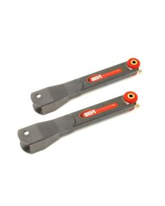 BMR 10-15 5th Gen Camaro Non-Adj. Rear Trailing Arms (Polyurethane) - Black Hammertone - TCA026H