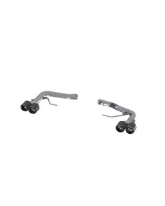 MBRP T304 Stainless Steel 2.5" Axle Back Dual Split Rear Bypass Pro Series w/ Carbon Fiber Tips Pors - S56023CF