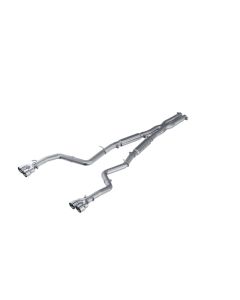MBRP 3" Aluminized Steel Dual Rear Catback Exhaust System w/ Quad Tips (Street Version) Dodge Challe - S7115AL