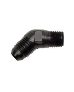 Russell Performance -6 AN to 1/4in NPT 45 Degree Flare to Pipe Adapter - 660953