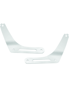 Kuryakyn Fixed Mounts Multi-Purpose Driver & Passenger Backrest 18-Up Softail Black - 7080