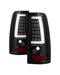 xTune Chevy Silverado 1500/2500/3500 99-02 / Version 3 Tail Lights Black ALT-ON-CS99V3-LBLED-BK - 9038761