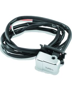 Twin Power 96-13 Big Twin XL V-Rod Chrome Left Turn Signal Switch Replaces H-D 71598-96 71685-06A - 601694