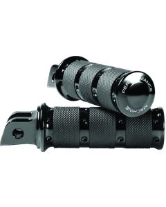 Performance Machine Footpegs XLS Rider - Black Ano - 0035-1247M-B