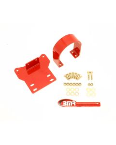 BMR 14-17 Chevy SS Auto Transmission Front Driveshaft Safety Loop - Red - DSL018R