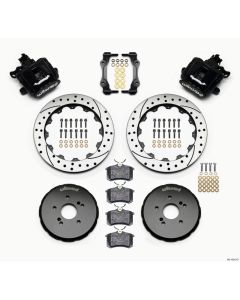 Wilwood Combination Parking Brake Rear Kit 12.88in Drilled Honda S2000 - 140-10310-D