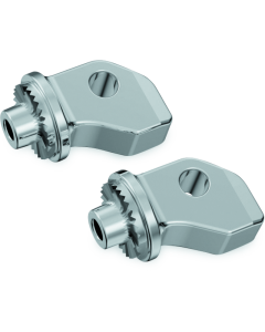 Kuryakyn Splined Peg Adapters Front Indian Scout Chrome - 8836