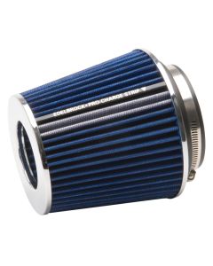 Edelbrock Air Filter Pro-Flo Series Conical 6 7In Tall Blue/Chrome - 43643