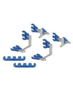 Moroso Chevrolet Small Block Show Car Ignition Wire Loom Kit - 7-9mm - Blue - 72170