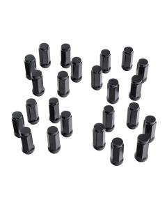 Rugged Ridge Wheel Lock Nut Set 24 Black M14-1.5 - 16715.32