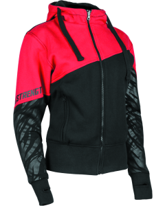 Speed and Strength Cat Outa Hell Hoody Red/Black Womens - XS - 884448