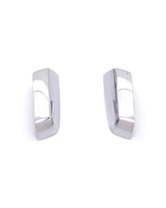 AVS 14-18 Chevy Silverado 1500 Upper Mirror Covers 2pc - Chrome - 687686