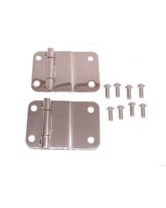 Rugged Ridge 76-86 Jeep CJ Stainless Steel Tailgate Hinges - 11114.01