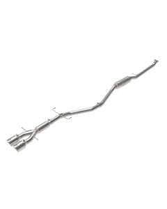 aFe Takeda 2.5in 304SS Cat-Back Exhaust System w/ Polished Tips 17-20 Honda Civic Si Sedan I4 1.5L - 49-36619-P