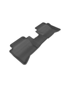 3D MAXpider 2012-2013 Kia Rio/Rio5 Kagu 2nd Row Floormats - Black - L1KA01421509