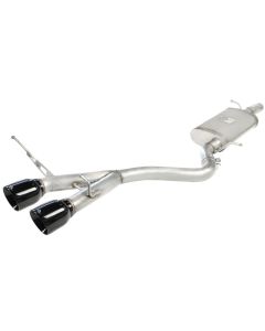 aFe MACHForce XP Exhaust 304SS Cat-Back w/ BlackTips 2008 VW Golf R32 V5 3.2L - 49-36408-B