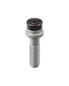 McGard Wheel Lock Bolt Set - 4pk. (Radius Seat) M14X1.5 / 17mm Hex / 45.0mm Shank Length - Black - 28317