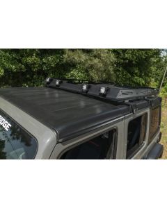 Rugged Ridge Roof Rack with Basket 18-20 Jeep Wrangler JL 4Dr Hardtops - 11703.04