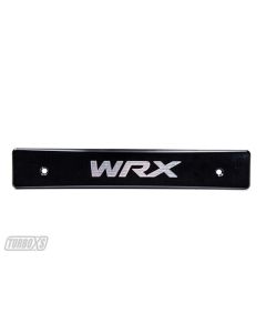 Turbo XS 15-17 Subaru WRX/STi Billet Aluminum License Plate Delete Black Machined WRX Logo - WS15-LPD-BLK-WRX