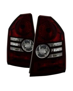 Xtune Chrysler 300 2008-2010 OEM Style Tail Lights -Red Smoked ALT-JH-C308-OE-RSM - 9033834