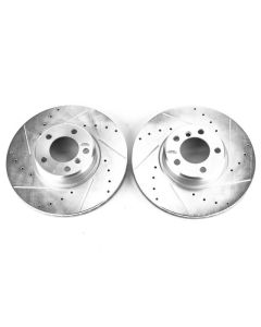 Power Stop 14-16 BMW 228i Front Evolution Drilled & Slotted Rotors - Pair - EBR1402XPR