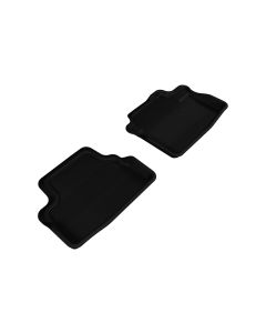 3D MAXpider 2008-2012 Honda Accord Coupe Kagu 2nd Row Floormats - Black - L1HD05921509